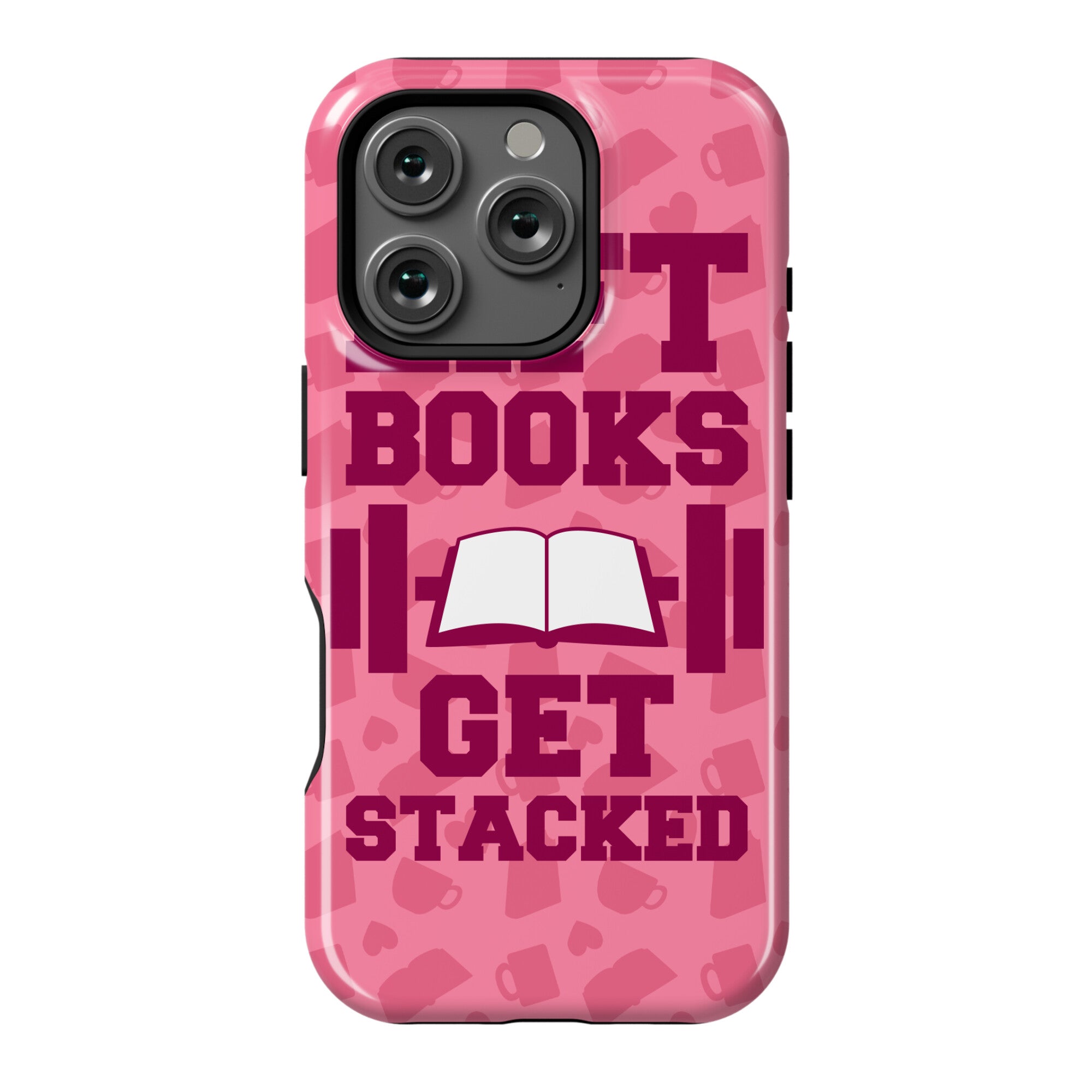Lift Books, Get Stacked Phone Case